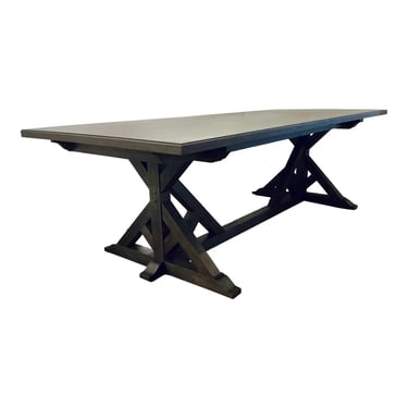 Revelation Organic Modern Espresso Finished Farmhouse Dining Table