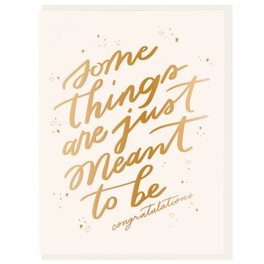 Meant to Be Greeting Card