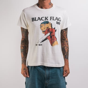 Vintage 80’s Black Flag My War T-Shirt 