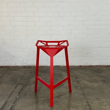 Contemporary Magis Red Stool 
