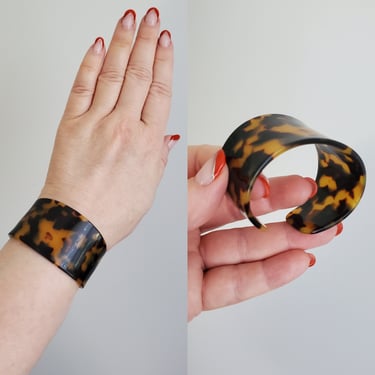 Victorian Celluloid Bracelet in Faux Tortoise Shell Design - Victorian Jewelry - Victorian Accessories 