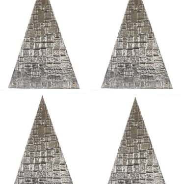 Four Limited Edition Luxor Sconces Designed by Gianluca Fontana, Italy 2000's