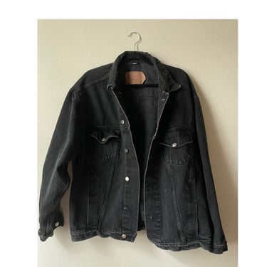 Faded Black Levis 501 Jacket 