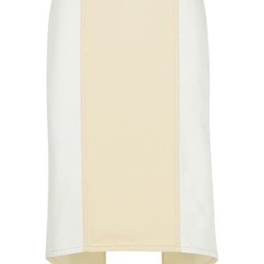 Jw Anderson 'Layered' White Cotton Skirt Women