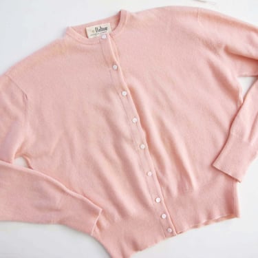 Vintage 50s Dalton Cashmere Womens Cardigan Small Pastel Pink - 1950s Knit Pin Up Rockabilly Sweater 