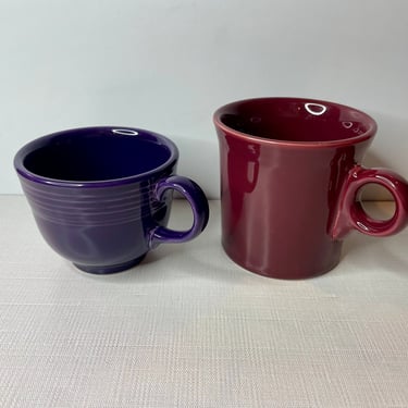 Vintage Fiesta Homer Laughlin HLC Coffee Tea Mugs 