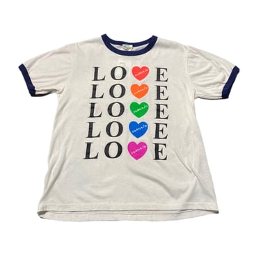 (XS) White Love Toronto T Shirt 071622 AZ