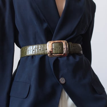 Vintage Saks Fifth Avenue Leather Belt