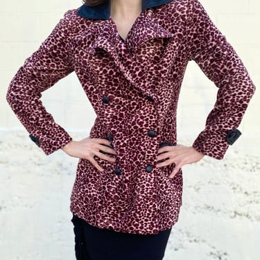 Lip Service Pink Leopard Coat