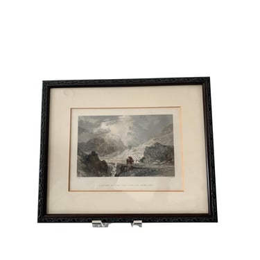 1835 Antique Scottish Engraving- Framed 