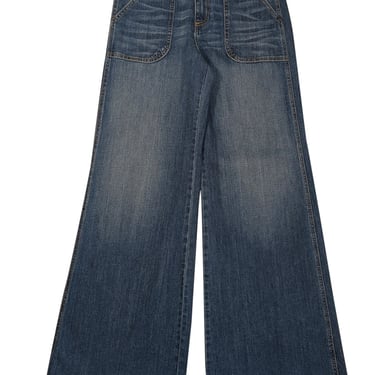 Ramy Brook - Medium Wash Wide Leg "Theodora" Jeans Sz 8