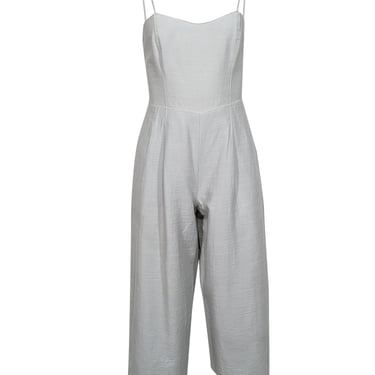 Club Monaco - Light Blue Sleeveless Wide Leg Jumpsuit Sz 0