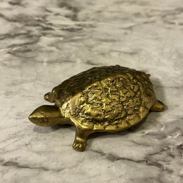 Brass Fertility Turtle