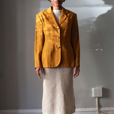 Jean Paul Gaultier Marigold Linen Blazer 