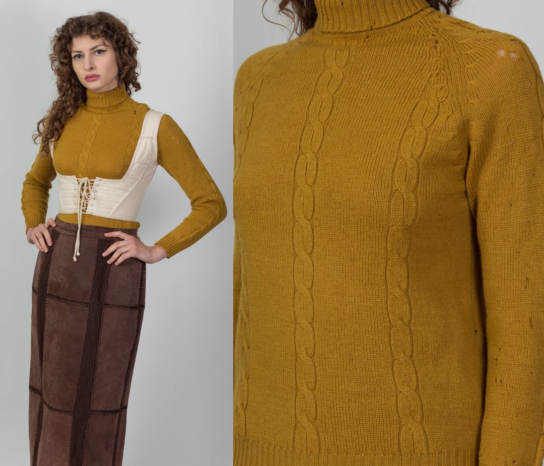 70s Striped Shirt White Yellow Top Cap Sleeve Blouse Retro