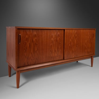 Danish Modern Credenza / Sideboard After Borge Mogensen in Teak, c. 1960s 