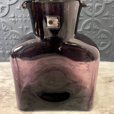 Blenko Amethyst pitcher AS IS