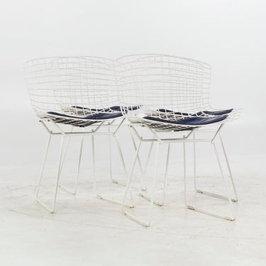 Harry Bertoia for Knoll Mid Century Dining Chairs - Set of 4 - mcm 