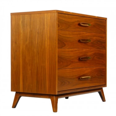 1960s Walnut 4 Drawer Chest by Henredon