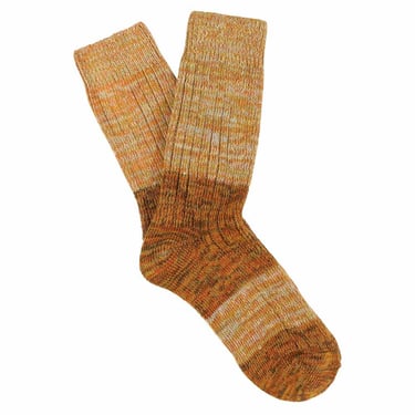 Melange Block Socks in Autumn