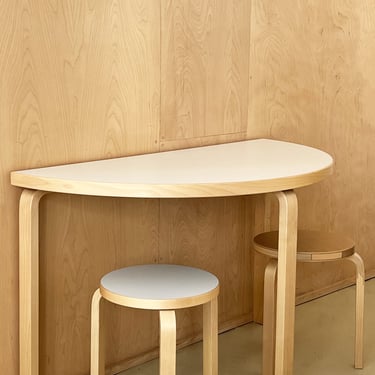 Half-Round Table 95 by Alvar Aalto