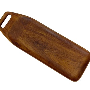 Danish Teak Tray with Handle by Bonniers 