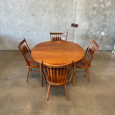 Kipp Stewart Drexel Declaration Dining Table & Four Chairs