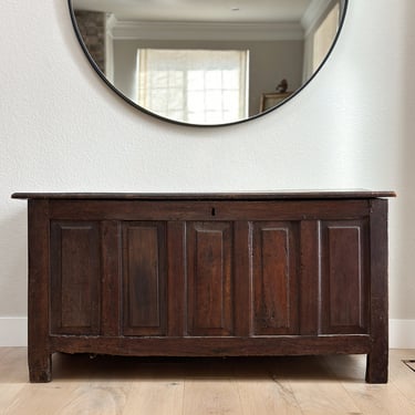 Large Antique English Trunk (1780) 