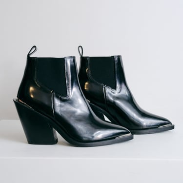 The Kooples Black Calfskin Boots