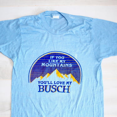 Vintage 70s/80s Busch Beer T Shirt, 