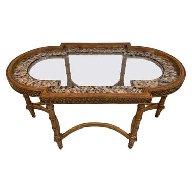 Maitland Smith Regency Coffee Or Cocktail Table Having Mother Of Pearl Inlay 
