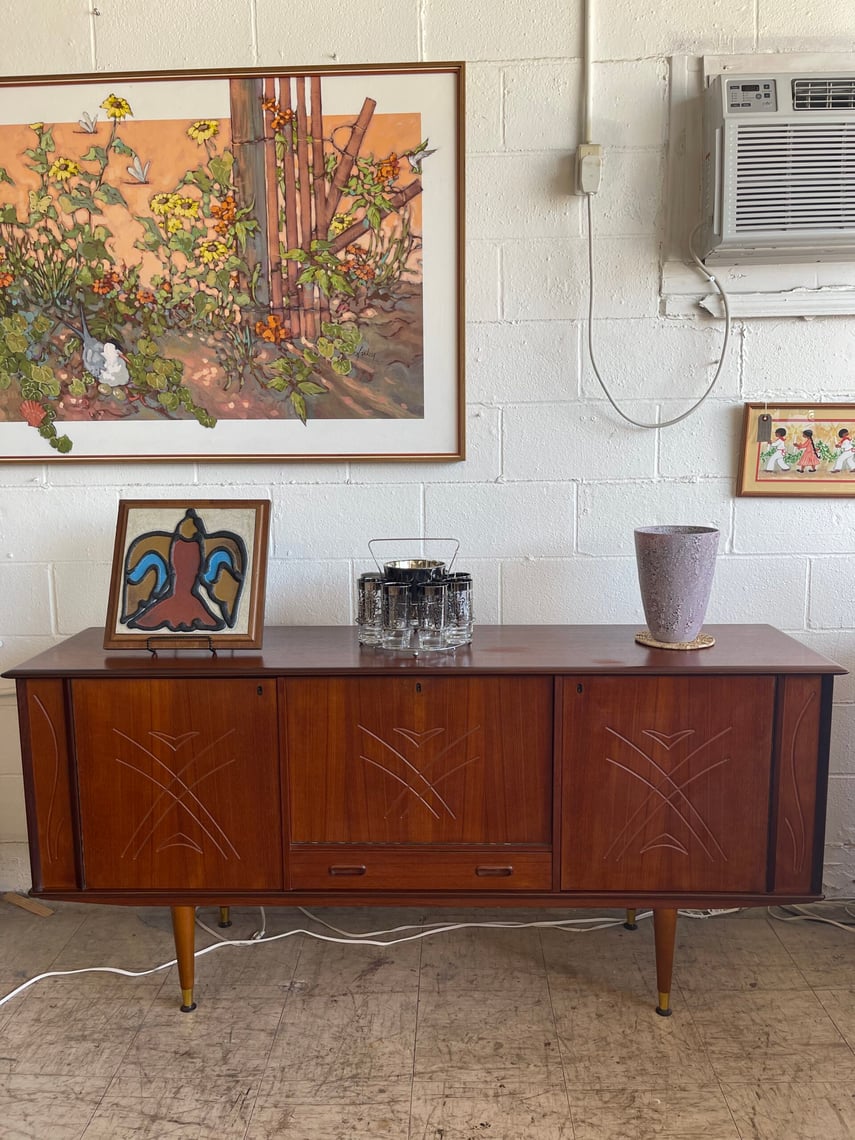 Mid Century Danish Teak Credenza Urban Goods San Antonio, TX