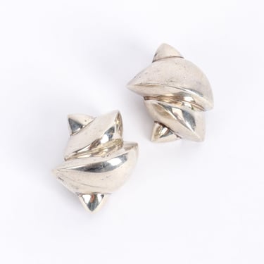 Sterling Silver Seashell Earrings