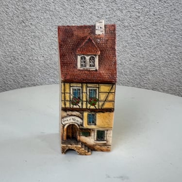 Vintage Miniature House Germany By Creation ADM Fegersheim 5” x 2” x 1 3/4” 