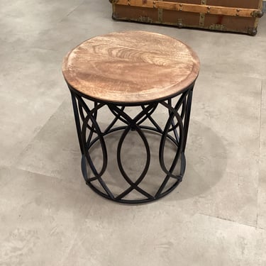 Wooden Surface Side Table