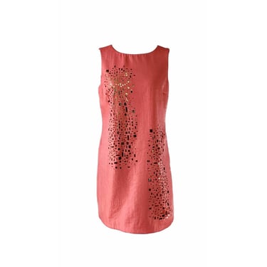 Alexia Admor New York White Label - Pink/Coral & Gold Cocktail Party Dress M 