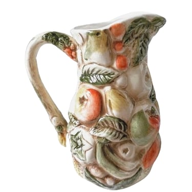 vintage 60's Lefton's ceramic fruit pitcher (Size: OS)