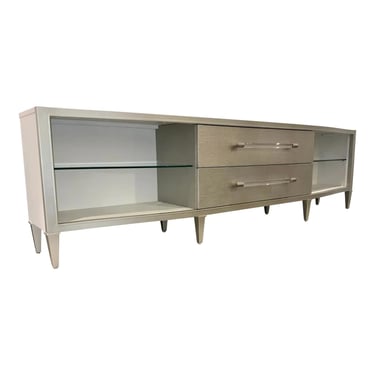 Caracole Modern Silver Finished Put on a Show Media Cabinet