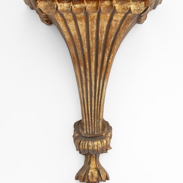 French Empire Style Gilt Composition Wall Sconce