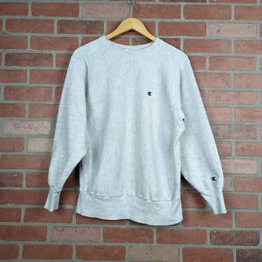 Vintage 90s Champion Reverse Weave ORIGINAL Crewneck Sweatshirt - Large 