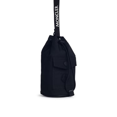 Moncler 'Trick' Black Nylon Bucket Bag Woman