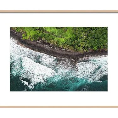 Hawaii Ocean Print, Hawaiian Photo, Travel Photography, Hawaii Wall Art, Tropical Ocean Print, Kohala Kona Coast, Hawaiian Rainforest Print 