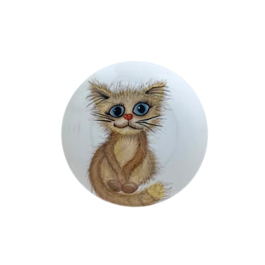 Whimsical Cat 8 inch Plate 