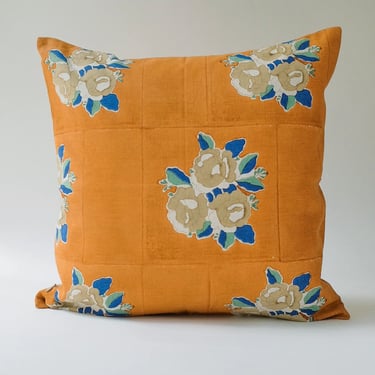 Sara Yam Block Printed Pillow