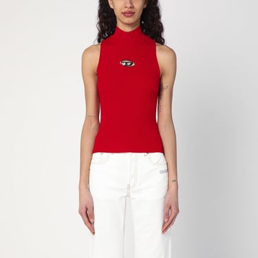 Diesel Red Top Cropped M-Onervax Women