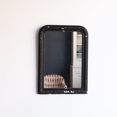 Louis Philippe Mirror | Black | 25.5 x 35.5