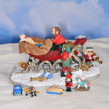 Rare 1998 Hallmark Christmas Eve Preparations Display Studio Edition 25th Anniversary Club Exclusive With 6 Mini Ornaments Amazing Gift 