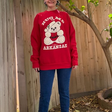 Vintage 1980’s Christmas Arkansas Sweatshirt 