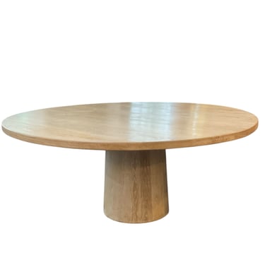 Limited Edition Walnut Top Dining Table with Modern Oak Base