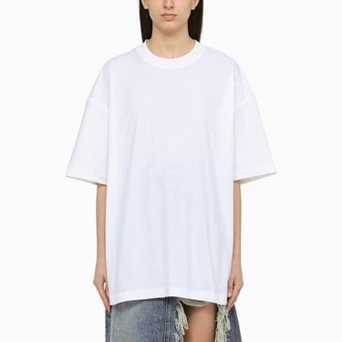 Vetements White Oversize T-Shirt With Logo Women